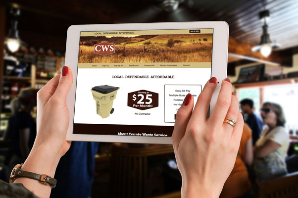 County Waste Service website