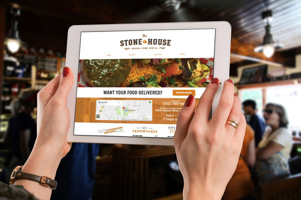 Stone House Wood Fire Grill website